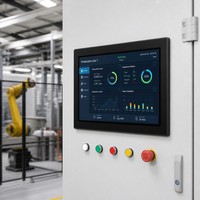 Interface homme-machine KTP1200 Basic 6AV2123-2MB03-0AX0 avec grand écran de 12 pouces, interface PROFINET, haute capacité