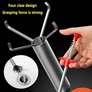 Fregadero de cocina, desagües, tubería de resorte, gancho de dragado, pinza limpiadora, drenaje de pelo, herramientas de dragado de alcantarillado - Product Image 2