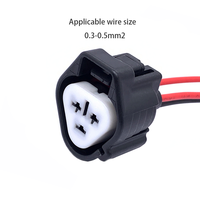 XIPU 3Pin Konektor Koil Pengapian Otomatis Tahan Air Elektronik TS Tersegel 2.3mm Bahan PBT Kabel Harness OEM/ODM 6188-0099 6189-0179