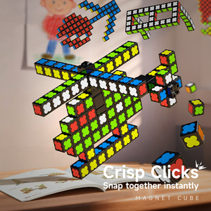 Toys Magnet <strong>Cube</strong> 2x2 3x3 4x4 Fidget Spinner Infinity Puzzle <strong>Glow</strong> <strong>Cube</strong> 3in1 Transformable Blocks STEAM Toys for Kids - Product Image 1