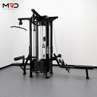 Équipement de musculation professionnel en acier multifonctionnel réglable pour la poitrine, les jambes et le dos