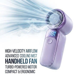 Ventilador de Mano Recargable <span class=keywords><strong>Berserk</strong></span> More Than Five Summer Fan, Ventilador de Mano para Coche, Reemplazo y Retorno de Ventiladores de Mano - Product Image 2