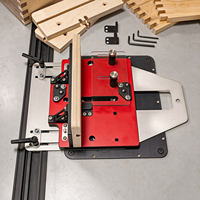 Table de fraisage de précision pour assemblages en joint, Gabarit professionnel pour le travail du bois, Idéal pour les assemblages par emboîtement DIY industriels, Indexation en aluminium 1/4"-1/2"