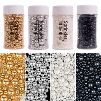 Fournisseurs de pépites pour gâteaux, pépites de sucre comestibles, outils de décoration de gâteaux, perles multicolores, logo personnalisé