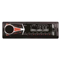 Système audio de voiture professionnel Mp3 1 Din BT, lecteur de cassette de voiture Mp3, radio universelle Iso, haut-parleur Bluetooth, USB, mains libres 7388