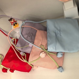 Bolso Tote de Nailon de Color Sólido para Primavera/Verano, con Bordado de Flores, Cierre Magnético, Horizontal, Cuadrado, para Mujer - Product Image 3