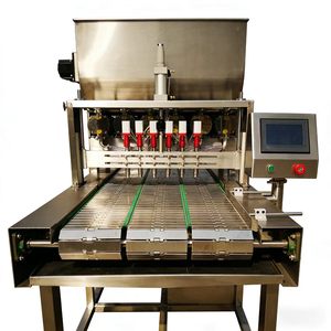 เครื่องบรรจุกระป๋องอัตโนมัติ HZ แบบ <span class=keywords><strong>6</strong></span> หัว ใช้ลม  บรรจุได้แม่นยำ เสียงเบา ผลิตจากสแตนเลสเกรดอาหาร สำหรับเครื่องดื่มและอาหาร - Product Image 3