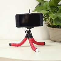 Mini Trípode Flexible de Esponja para Cámara, Soporte Portátil para Selfies para Smartphone iPhone 13 Pro Max Samsung Xiaomi Gopro 10 DJI Action 2