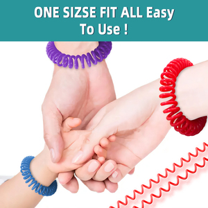 Pulsera de <span class=keywords><strong>citronela</strong></span> EVA natural sin DEET, resistente al agua, ligera, repelente de mosquitos, para todas las edades - Product Image 2