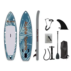 OEM/ODM Customized allround Surfboard Inflatable SUP Paddles Stand Up Paddle Board ISUP water sports new transparent surfboard