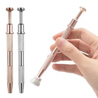 100 éponges à ongles haute densité avec support, sans peluches, micro-pores, pour mélange de couleurs, en boîte, pour manucure DIY et salon