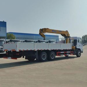 รถบรรทุกติดเครน CLW 6*4 สำหรับงานหนัก, เครื่องยนต์ทรงพลัง 260 แรงม้า, อุปกรณ์ยกและขนส่งสินค้าหนักสำหรับใช้งานกลางแจ้ง - Product Image 5