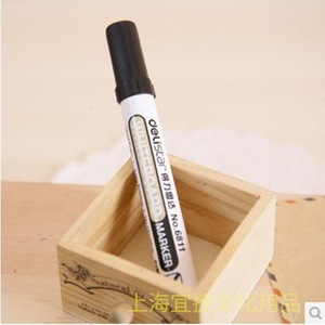 Deli Whiteboard Marker 1.8mm Black Erasable Water Based School Use - Product Image 2