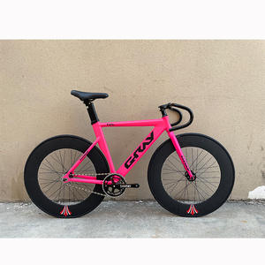 Vélo étudiant adulte unisexe avec frein inversé en alliage d'aluminium Coupe-vent F15 à trois vitesses Pédale ordinaire à pignon fixe pour les gris - Product Image 2