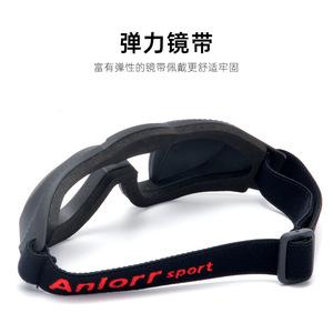 Gafas de Entrenamiento de Baloncesto Anlorr, Montura Completa, Lentes de Policarbonato, Antivaho, Protección UV, Deportivas, para Hombre - Product Image 2