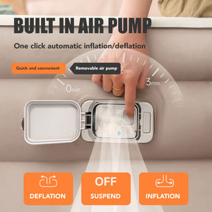 Matelas gonflables avec matelas gonflable <span class=keywords><strong>pour</strong></span> accessoires, <span class=keywords><strong>lit</strong></span> gonflable individuel automatique <span class=keywords><strong>pour</strong></span> voyage, fabriqué en Chine - Product Image 4
