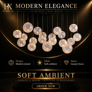 โคมไฟเพดาน LED สไตล์นอร์ดิก ดีไซน์กระจกแตก ตกแต่งด้วยทองเหลืองสมัยใหม่ เหมาะสำหรับโต๊ะอาหารและบ้าน - Product Image 1