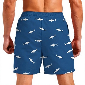 Shorts d'été décontractés exclusifs pour hommes, coupe décontractée, taille à cordon de serrage, tissu doux et décontracté, poches latérales, marque privée - Product Image 2