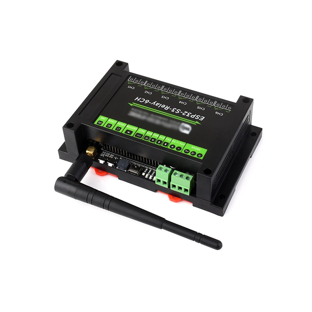 ESP32-S3 Industrial grade isolated 6 channel network relay module ESP32 industrial board WiFi communication