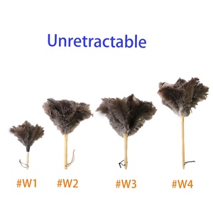 <span class=keywords><strong>Plumeau</strong></span> de plumes d'autruche à poignée en bois, doux et de haute qualité, prix d'usine, vente bon marché - Product Image 6