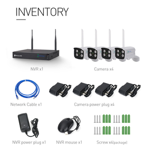 IP66 không thấm nước 8CH H.265 <span class=keywords><strong>wifi</strong></span> ngoài trời an ninh Hệ thống <span class=keywords><strong>camera</strong></span> 2MP không dây CCTV NVR Bộ dụng cụ tầm nhìn ban đêm cho sử dụng trong nhà CMOS cảm biến - Product Image 4