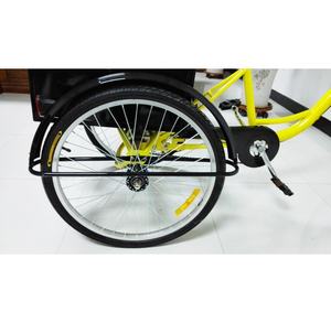 Tricycle cargo de 24 pouces avec grande boîte arrière en acier, 10 pièces - Product Image 3