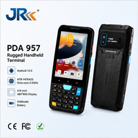 Lecteur de codes-barres portable JR 957, écran 4,0 pouces, capacité de mémoire 4+64 Go, lecteur de codes-barres 2D, gestion des stocks, PDA industriels