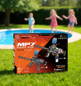 Pistola de Juguete Eléctrica Geos MP7, Rifle de Asalto, Activación por Agua, Plástico, Unisex, para Niños, Diversión Acuática al Aire Libre - Product Image 2