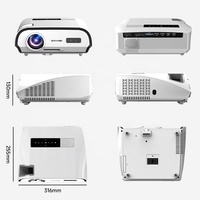 OEM/ODM Projecteur de film vidéo Full HD 1080P 4K Projecteurs de cinéma maison pour PC mobile et console de jeu 2G RAM