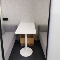 Cabine téléphonique de bureau insonorisée nouveau design cabine acoustique bureau réduction du bruit cabine téléphonique cabine d'interprétation