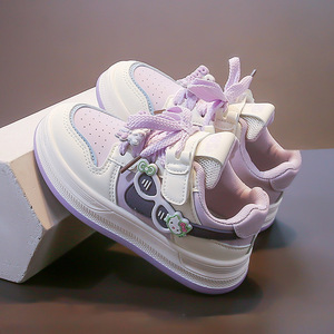 Baskets décontractées pour filles 2025 – Nouvelles chaussures de sport printemps-automne à semelle souple, tendance, motif dessin animé, en matière synthétique - Product Image 1