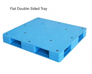 <span class=keywords><strong>Pallet</strong></span> <span class=keywords><strong>Euro</strong></span> in HDPE di Alta Qualità a Singola Faccia con Ingresso a 4 Vie per Uso Industriale con Tubo in Acciaio <span class=keywords><strong>H1</strong></span> - Product Image 4