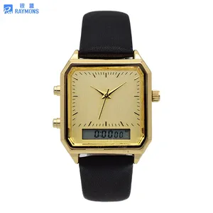 High quality Unisex watch Square LCD Digitah watch luxury wristwatches Japan movement Quartz watches