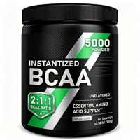 Poudre de BCAA instantanée en marque blanche, 300g, complément sans saveur, soutient la force musculaire et la récupération de l'endurance