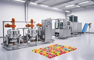 Health Green Gummy Bear Calcio de alta calidad + D3 Suplementos Premium hechos con New Condition Candy Machine - Product Image 4