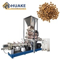 Machine de production automatique à double vis pour la fabrication d'aliments secs pour chiens et chats, machines de traitement automatique des aliments pour animaux de compagnie