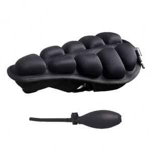 Bicycle Saddle 3D Soft Bike Seat Cover Bike Inflatable Air <b>Pad</b> Cycling Breathable <b>Cushion</b> - Product Image 1