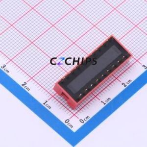 SMQS-10R-TP DIP Switch Switch ( Type: Flat Toggle, Raised Type )( Number of Switch Sections: 10 )( Lead Spacing: 2.54mm ) - Product Image 2