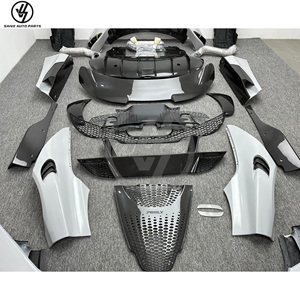 Nuevo Kit de Carrocería Estilo 765LT, en Fibra de Carbono Semiseca, Tejido Twill Brillante, Envasado al Vacío, Incluye Parachoques, Alerón, Capó y Escape - Product Image 5