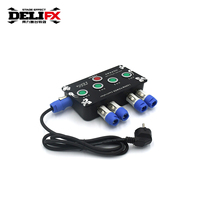 Boîtier de tirage à déclenchement unique Contrôleur d'éclairage de scène Dj Mini contrôleur d'alimentation à 4 canaux avec console d'effet de bouton Soloflash rouge