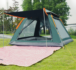 Tenda da campeggio per famiglie con funzione automatica facile da impostare pali in fibra di vetro con Design impermeabile per avventure all'aperto - Product Image 4