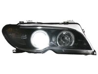 Vente en gros pour BMW E46 2003-2005 Voiture de sport Ensemble de phares à deux portes Version HID d'origine Feux arrière halogène et xénon