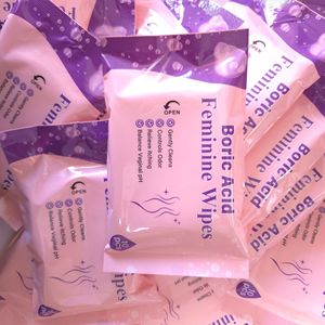 Lingettes intimes écologiques pour femmes, marque privée, 10 pièces, eau purifiée, pour usage adulte, soin <span class=keywords><strong>intime</strong></span> vaginal, désodorisantes, lingettes Yoni - Product Image 2