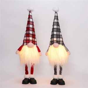 Whimsical Illuminated Standing <b>Gnome</b> Duo <b>Large</b> LED Christmas Decorations for Family & Kids - Product Image 5