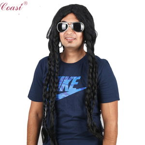 Perruque synthétique africaine 1920s, Dreadlock, <span class=keywords><strong>coupe</strong></span> Afro pour hommes, perruques en tresses africaines - Product Image 3