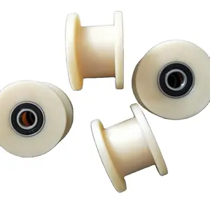 China high quality plastic nylon sliding gate window roller wheel bearing