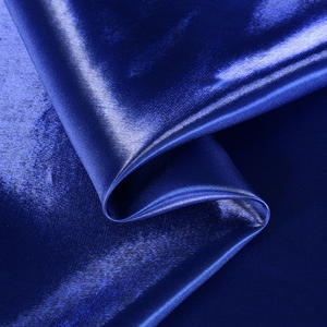 Tissu de chemisier pour femmes et filles, luxueux, doux, soyeux, <span class=keywords><strong>brillant</strong></span>, imprimé, métallique, liquide, bleu royal <span class=keywords><strong>satin</strong></span>é, réfléchissant - Product Image 2