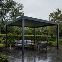 Pergola bioclimatique Jiake 5x3m en aluminium pour extérieur avec toit à lames motorisées pour jardin, patio, villa, CE SGS OEM Vente en gros
