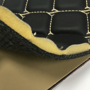 Artificial acolchado tela de imitación de cuero cubierta de asiento de coche de Material para la alfombra del coche - Product Image 6