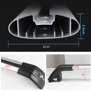 Barra de Equipaje Universal de Aluminio de Alta Calidad y Silenciosa para Techo de Auto, Compatible con Terra 2018-2023 - Product Image 2